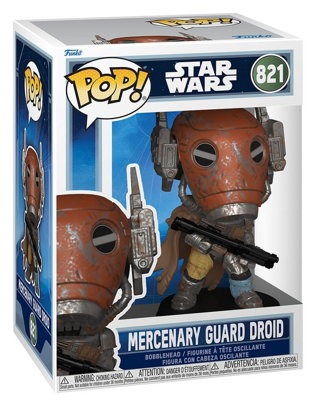 Funko POP! Star Wars The Mandalorian and Grogu Mercenary Guard Droid #821