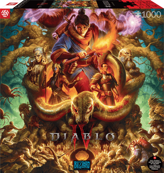 Diablo IV Puslespil Horadrim 1000 Brikker