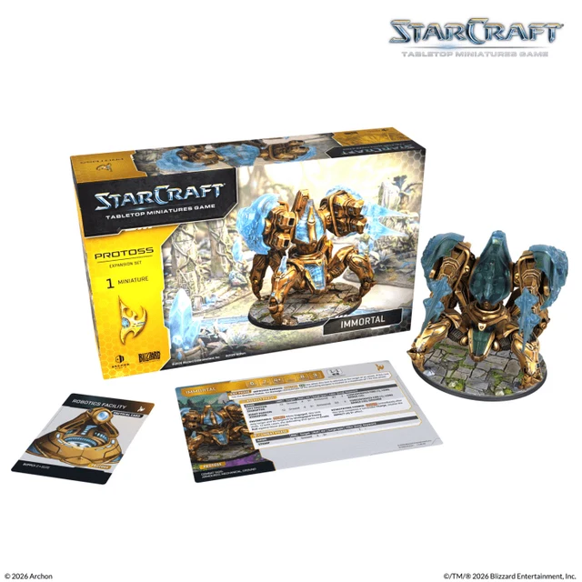StarCraft: Tabletop Miniatures Game – Immortal Protoss Expansion Set