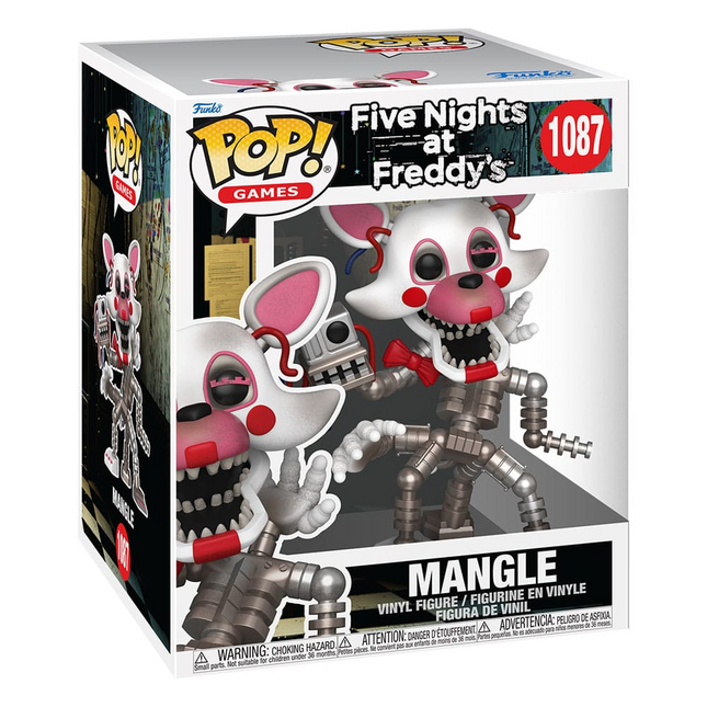 Funko Pop! Games: Five Nights at Freddy’s – Mangle #1087 Super Sized 15 cm