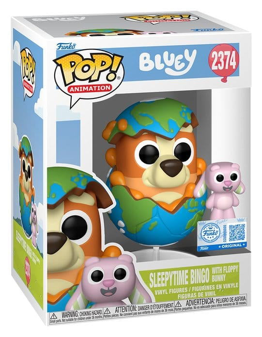 Funko POP! & Buddy Bluey Sleepytime Bingo with Floppy Bunny #2374
