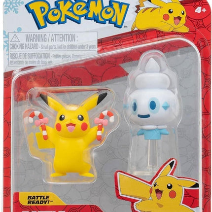 Pokémon Kampfigur Sæt 2-pak Ferieudgave - Pikachu & Vanillite