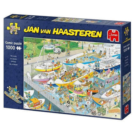Jan van Haasteren - Sluserne 1000 Brikker Puslespil