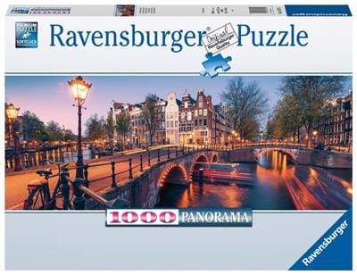 Ravensburger Puslespil - Aften i Amsterdam (1000 brikker)