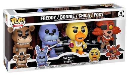 Five Nights at Freddy’s Funko POP! Games 4-Pack – Freddy, Bonnie, Chica & Foxy