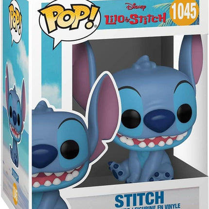 Lilo & Stitch POP! Disney Vinylfigur - Smilende Siddende Stitch #1045