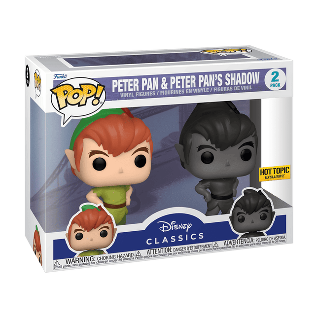Disney Peter Pan POP! Vinylfigurer 2-pak: Peter Pan med Skygge