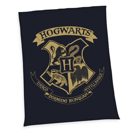 Harry Potter Fleece Tæppe Hogwarts 150 x 200 cm