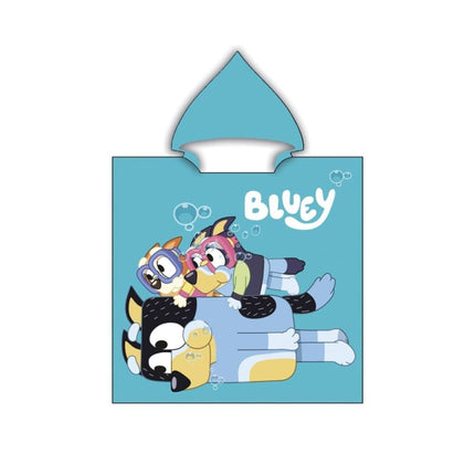 Bluey strandhåndklæde poncho