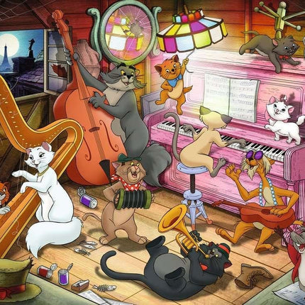 Disney Puslespil Collector's Edition Aristocats 1000 brikker (Ravensburger)