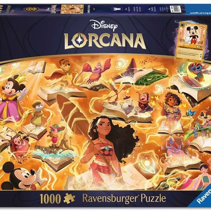 Disney Lorcana Puslespil – Glimmers of the Realm: Amber (1000 brikker) – Ravensburger