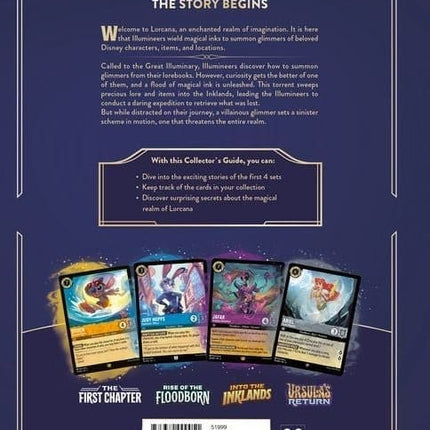 Disney Lorcana TCG Bog Den Officielle Samlerguide: Sæt 1-4 DK