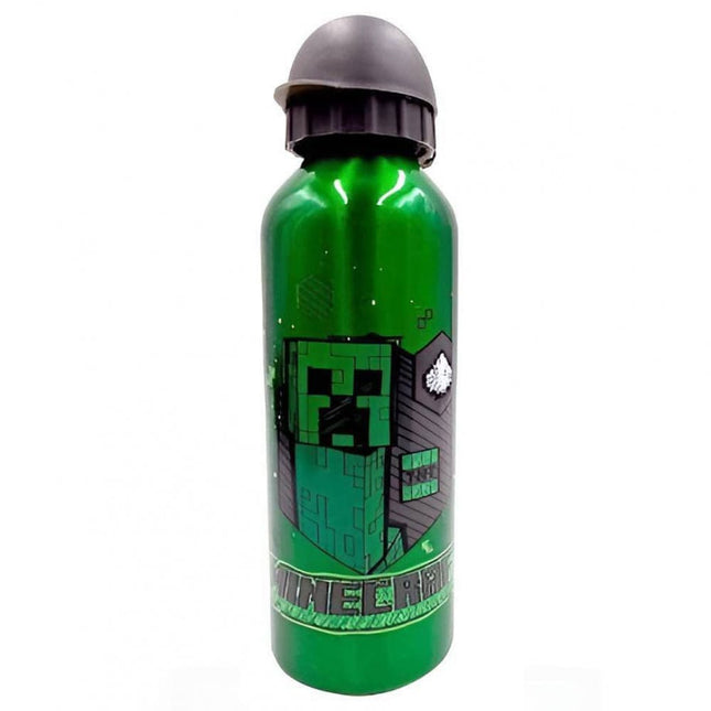 Minecraft vandflaske med creeper i aluminium 500 ml