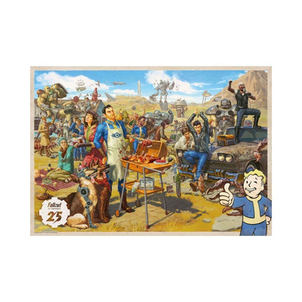 Fallout Gaming Puzzle 25-års jubilæum (1000 brikker)