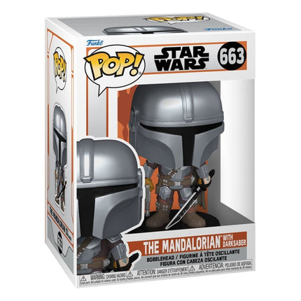 Star Wars: The Mandalorian POP! The Mandalorian med Darksaber #663