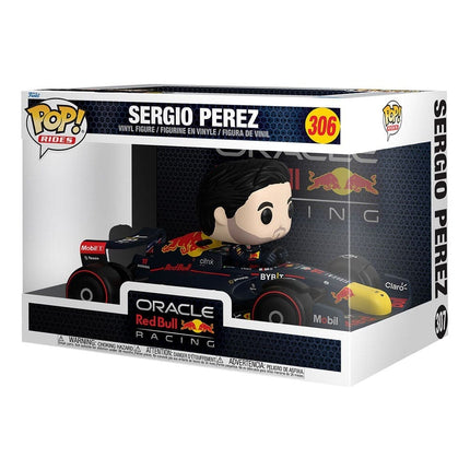 Funko POP! Rides Formel 1 – Sergio Perez i Red Bull F1-bil Super Deluxe #306