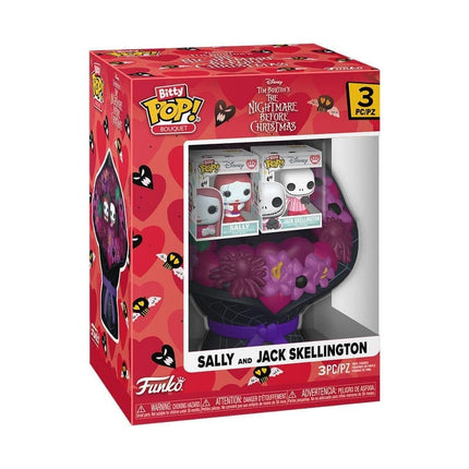 Funko Bitty POP! Bouquet The Nightmare Before Christmas Sally & Jack Skellington (Valentine) 2-Pack