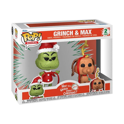 Funko POP! Bøger Grinchen (jubilæum) Grinchen & Max 2-pak