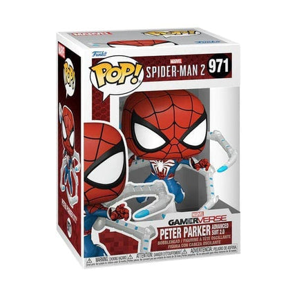 Funko POP! Marvel Spider-Man 2 – Peter Parker Advanced Suit 2.0 #971