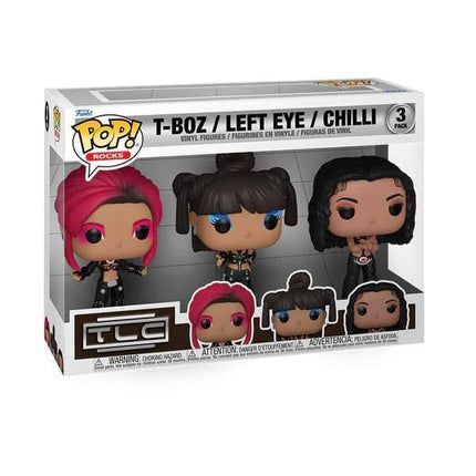 Funko POP! Rocks TLC – T-Boz / Left Eye / Chilli (3-Pack)