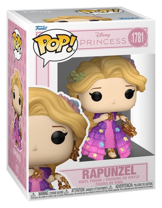 Funko POP! Rapunzel (Grand Entrance) #1781 fra Disney Princess i lilla blomsterdekoreret festkjole 