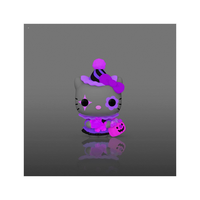Funko POP! Hello Kitty Spooky Glow in the Dark Limited Chase Edition #155 med festhat og græskarspand i original æske.