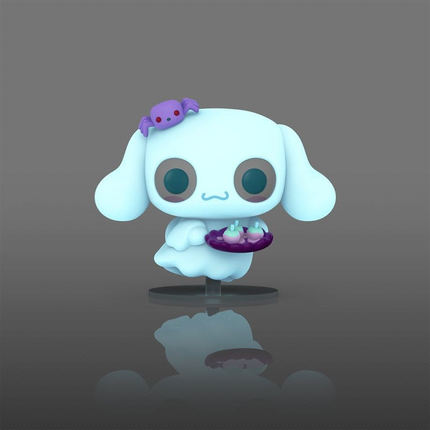 Funko POP! Hello Kitty and Friends Cinnamoroll Spooky Glow in the Dark #156 i spøgelseskostume med bakke i original æske.