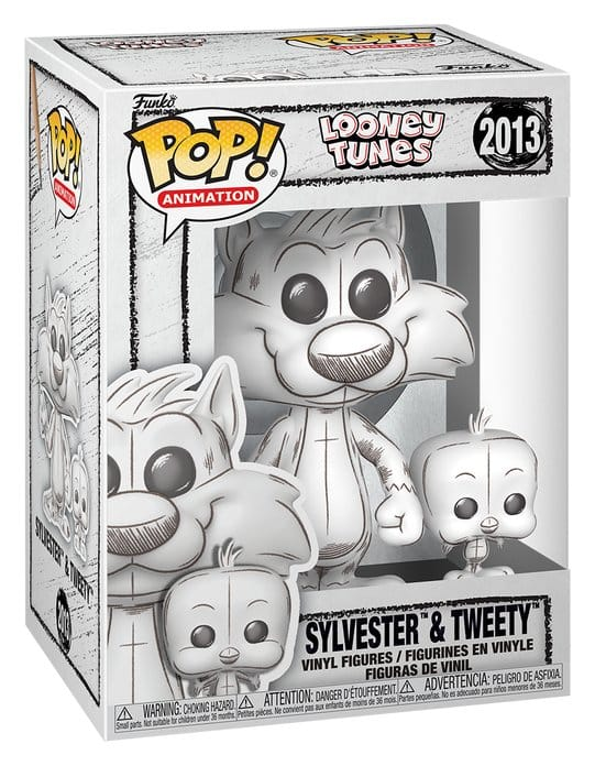 Funko POP! Looney Tunes Sylvester & Tweety (Sketched Deco) #2013