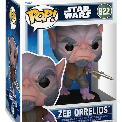 Funko POP! Star Wars The Mandalorian & Grogu Zeb Orrelios #822