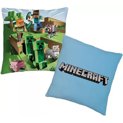Minecraft Pude - Dekorativ pude med forskelligt mønster på begge sider