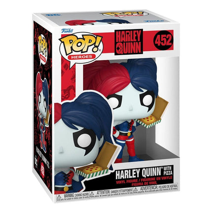 Funko POP! Heroes DC Comics – Harley Quinn with Pizza #452