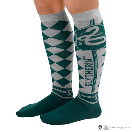 Harry Potter Knæhøje Sokker 3-pak Slytherin
