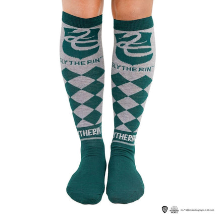 Harry Potter Knæhøje Sokker 3-pak Slytherin