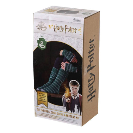 Harry Potter Knitting Kit: Slytherin Socks and Mittens