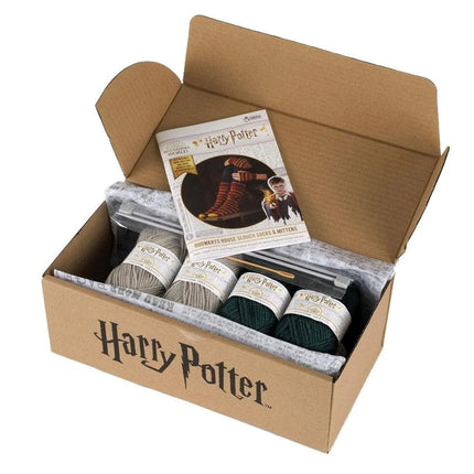 Harry Potter Knitting Kit: Slytherin Socks and Mittens