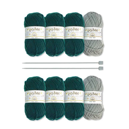 Harry Potter Knitting Kit: Slytherin Socks and Mittens