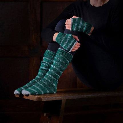 Harry Potter Knitting Kit: Slytherin Socks and Mittens