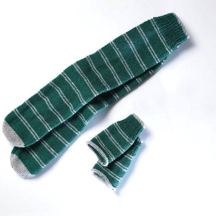 Harry Potter Knitting Kit: Slytherin Socks and Mittens