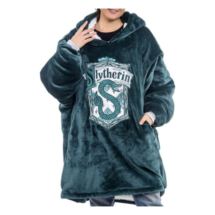 Harry Potter – Oversized Hoodie Tæppe (Slytherin)