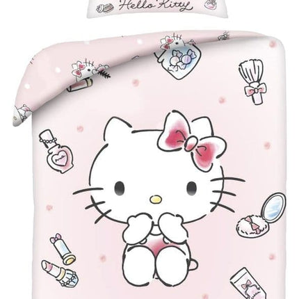 Hello Kitty Sengetøj sæt - 140 x 200 cm