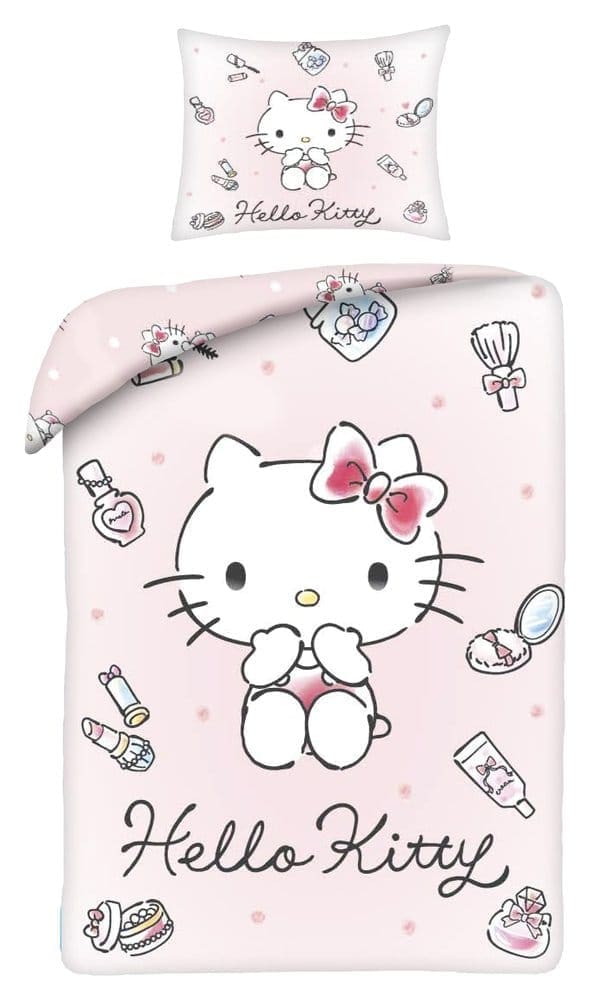 Hello Kitty Sengetøj sæt - 140 x 200 cm