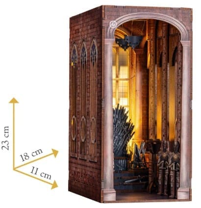 House of the Dragon Tiny Adventures Book Nook Mini Diorama Iron Throne