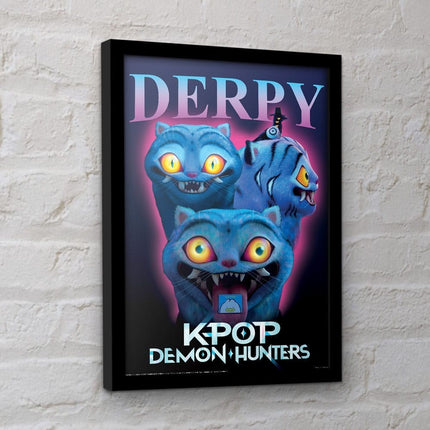 KPop Demon Hunters – Derpy – Indrammet Plakat (30 x 40 cm)