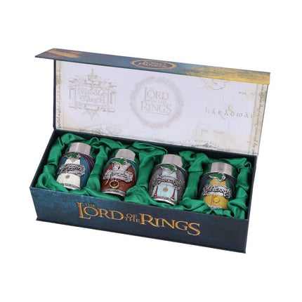 Lord of the Rings Shotglass 4-Pack – Hobbits