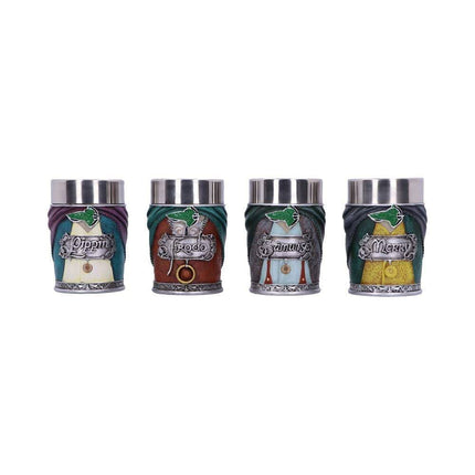 Lord of the Rings Shotglass 4-Pack – Hobbits
