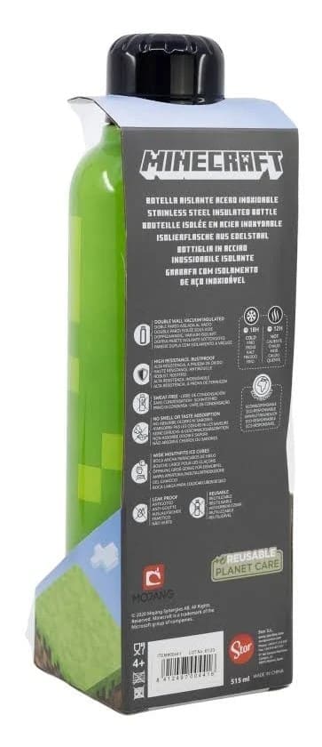 Minecraft Creeper Drikkeflaske 500 ml