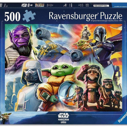 Ravensburger Star Wars The Mandalorian and Grogu puslespil (500 dele)