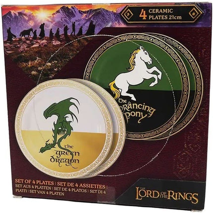 The Lord of the Rings – “Taverns” Tallerken Sæt (4 stk.)