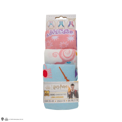 Harry Potter Sokker 3-pak Luna Lovegood