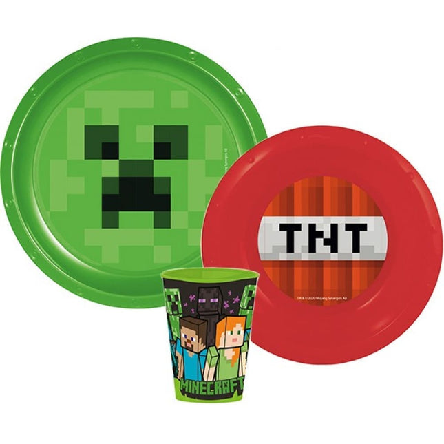 Minecraft spisesæt med krus TNT